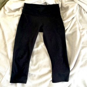 Black power hold fabletics leggings